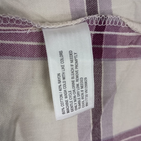 NWT Knox Rose Long-Sleeve Button-Down Tunic Shirt - Picture 8 of 11